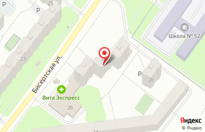 ОАО Банкомат, МДМ Банк на Бисертской улице на карте