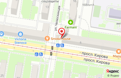 Служба доставки шашлыка Завернулли на проспекте Кирова на карте
