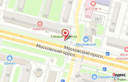 Фармакор на Московском проспекте на карте