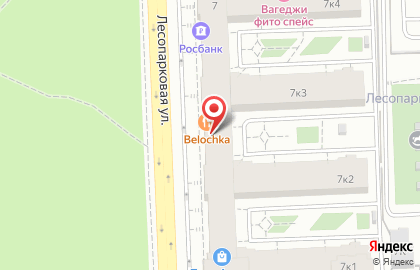 Единая платформа инвестиционных услуг ВТБ Капитал Форекс на Лесопарковой улице на карте