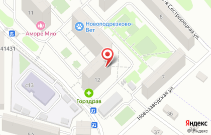 Оптовая компания ТДС-Север на Новозаводской улице на карте