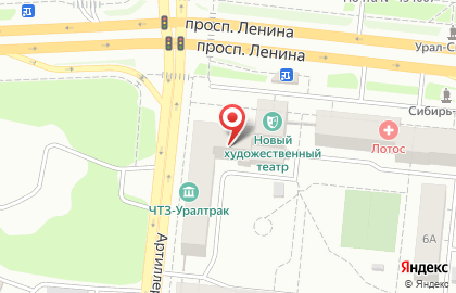 Салон-парикмахерская Оникс в Тракторозаводском районе на карте