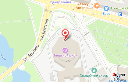 Тверской государственный цирк на карте