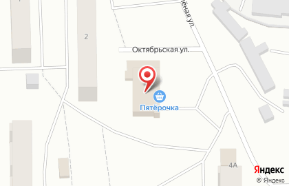 Кафе Дворик на Октябрьской улице на карте