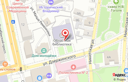 Школа программирования для детей Алгоритмика на улице Дзержинского на карте