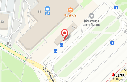 Мята Lounge на 1-й Останкинской на карте