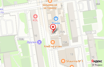 Киоск по продаже кондитерских изделий в Дзержинском районе на карте
