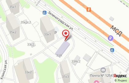 Школа олимпийского тхэквондо WTF на Зеленоградской улице на карте