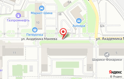 ООО ИнтерПромСтрой на улице Академика Макеева на карте