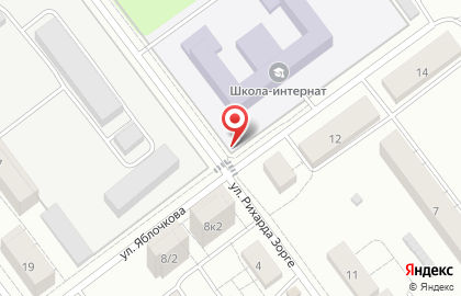 Южанка на улице Рихарда Зорге на карте