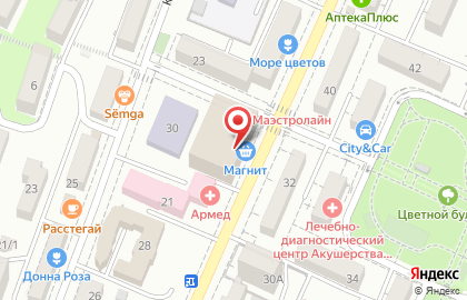 Мир цветов на улице Гагарина на карте