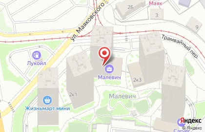 Сеть умных кофематов CoffeeHochu в Трамвайном переулке на карте
