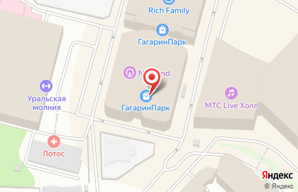Торгово-развлекательный комплекс ГагаринПарк на карте