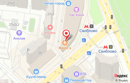 Ресторан быстрого питания KFC на Снежной улице на карте