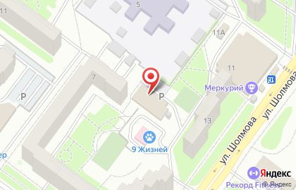 Служба доставки пиццы и роллов Oran G в Засвияжском районе на карте