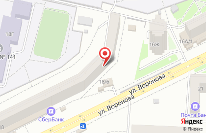 Торгово-сервисный центр в Советском районе на карте