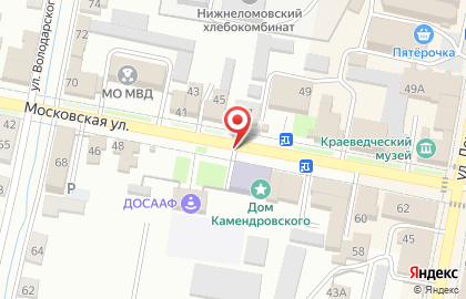 EKG на Московской улице на карте