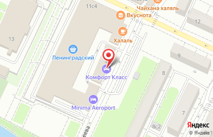 Отель Комфорт Класс на карте