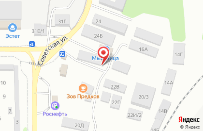 Автомойка в Тамбове на карте