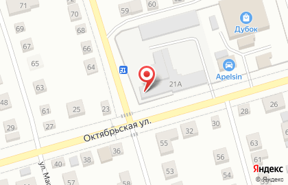Торговый дом Пром-комплект на Октябрьской улице на карте