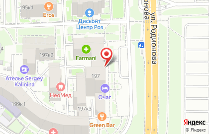Ремонт компьютеров на улице Родионова на карте