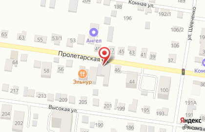 Магазин Добрый на Пролетарской улице на карте