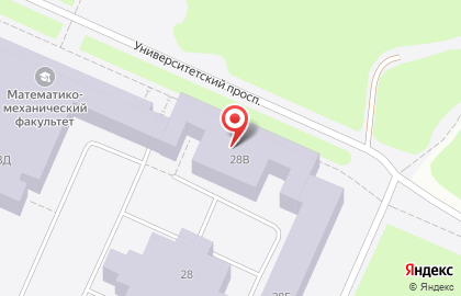 Банк ВТБ 24, ЗАО на Университетском проспекте на карте