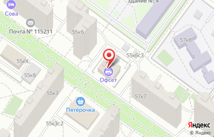 Салон красоты Solovei на метро Кантемировская на карте
