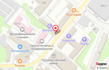 Похоронное бюро Ритуал в Калуге на карте