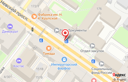 Бухгалтер и Предприниматель, Киоски на карте