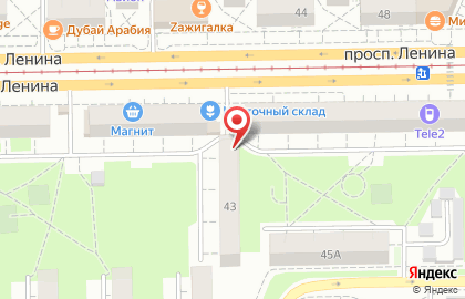 Парикмахерская на Ленина на проспекте Ленина на карте
