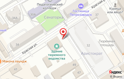 Следственный изолятор №1 на улице Герцена на карте
