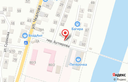Магазин Пивной Дворик в Астрахани на карте