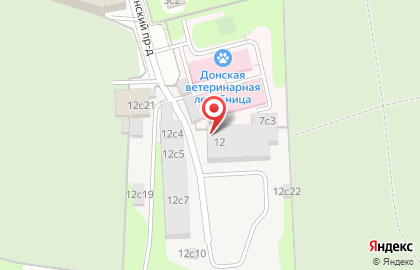 Служба доставки готовых блюд Roomservice в Донском районе на карте
