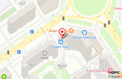 Детейлинг-студия Onyx Cars на Братиславской улице на карте