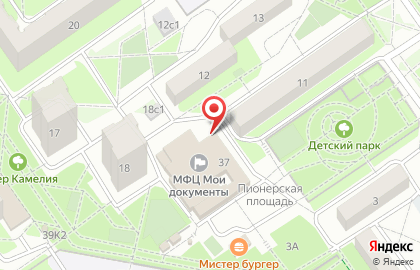 Парикмахерская Чародейка в микрорайоне Жукова на карте