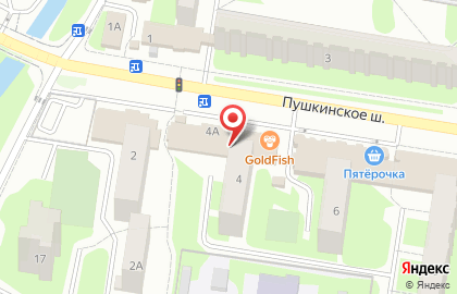 Кофейня Coffee Like на Пушкинском шоссе на карте