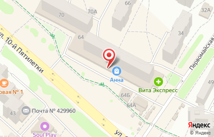 Магазин детских товаров в Новочебоксарске на карте