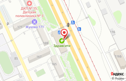 Офис продаж Билайн в Дзержинском районе на карте