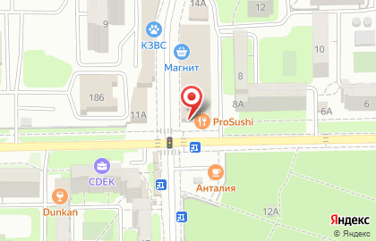 Ресторан японской кухни Pro Sushi на Молодёжной улице на карте