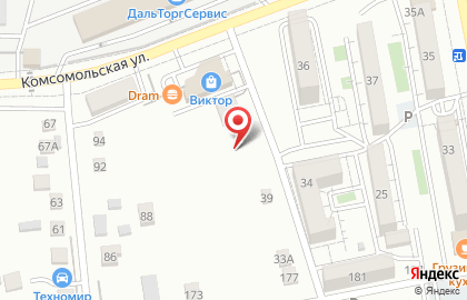 Автостоянка во Владивостоке на карте