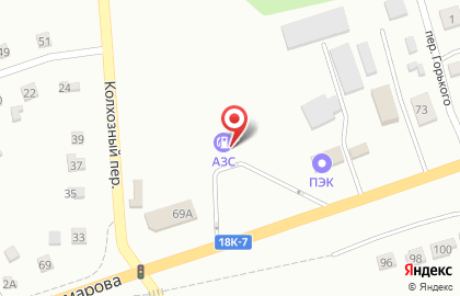 Рябина-Ойл на улице Комарова на карте