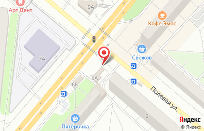 Магазин овощей и фруктов в Москве на карте