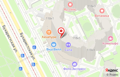 Ателье-студия на Бухарестской улице на карте