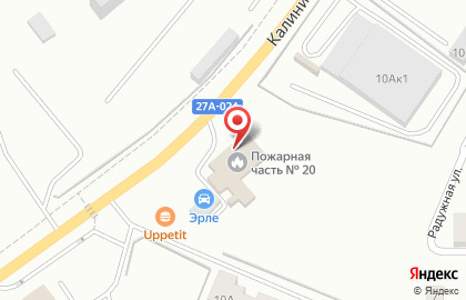 Пожарная часть Пожарно-спасательная часть №20 Гурьевского муниципального района на карте