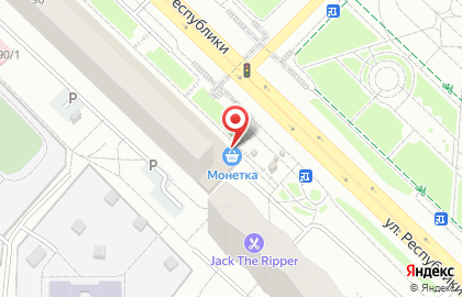 Магазин Монетка в Тюмени на карте