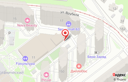 Частный детский сад ArtFamily в Октябрьском районе на карте