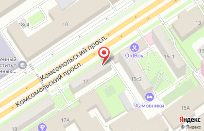 Магазин табачных изделий Гавана на Комсомольском проспекте на карте