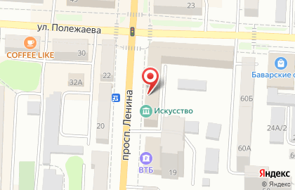 Рекламно-полиграфическая фирма Референт-РМ на проспекте Ленина на карте