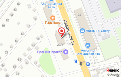Торговая компания КРОМАС-НН на Казанском шоссе на карте